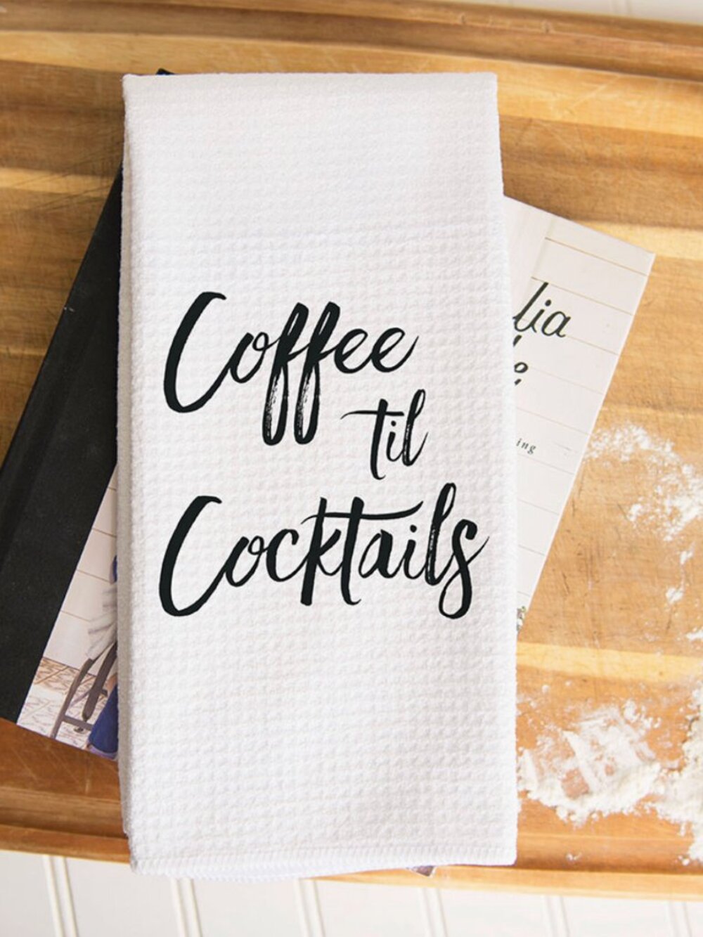 Coffee til Cocktails Novelty Hand Towel